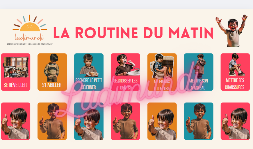 Routine du matin maternelle PDF - un outil essentiel pour bien commencer la journée