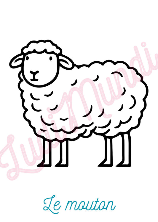 Coloriage animaux de la ferme à imprimer : un voyage à la campagne ! - LudiMundi