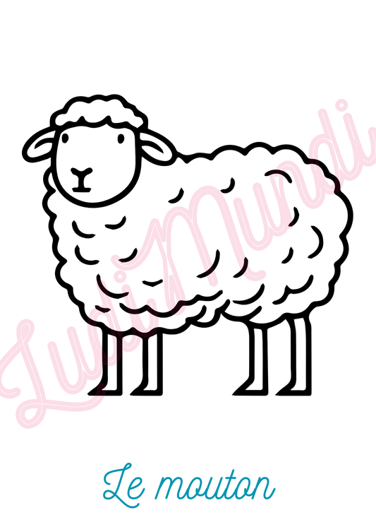 Coloriage animaux de la ferme à imprimer : un voyage à la campagne !