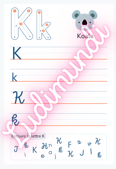 Cahier d’apprentissage écriture – GS | LudiMundi - LudiMundi