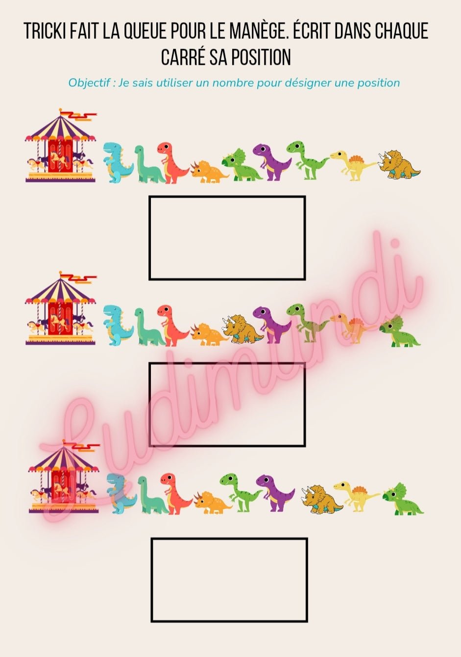 Livret activité mathématiques GS - apprendre en s'amusant - LudiMundi