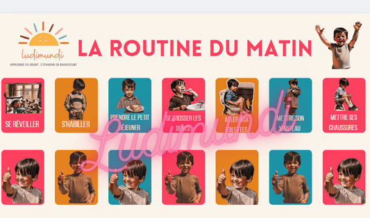 Routine du matin maternelle - un outil essentiel pour bien commencer la journée - LudiMundi